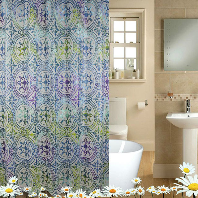 Waterproof and mould proof shower curtain